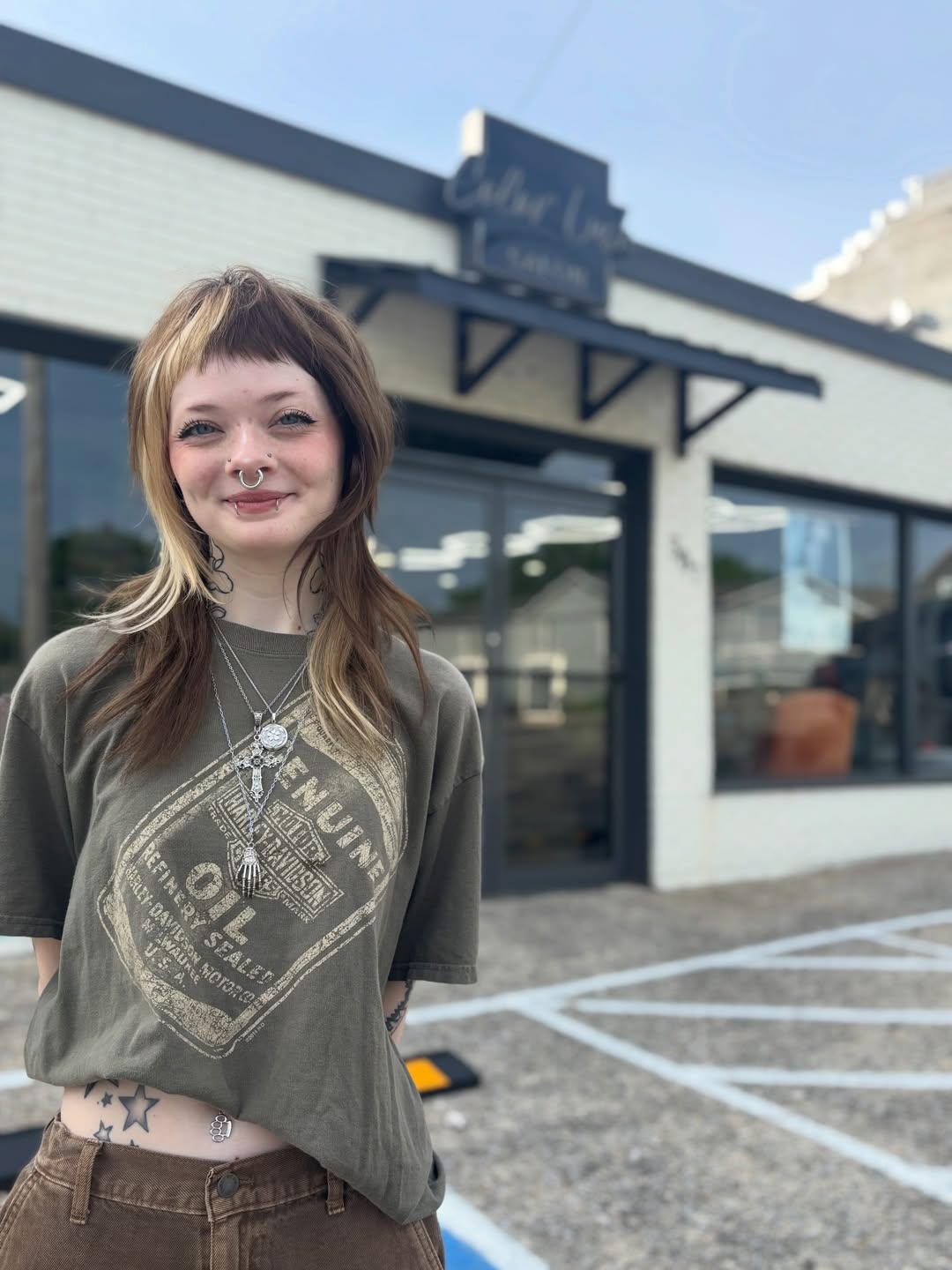 5 years of Peyton 🖤  From 18 years old at the front desk while still in cosm...